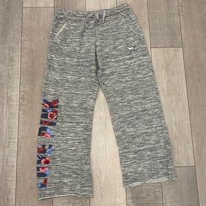 Heather Grey PINK sweatpants